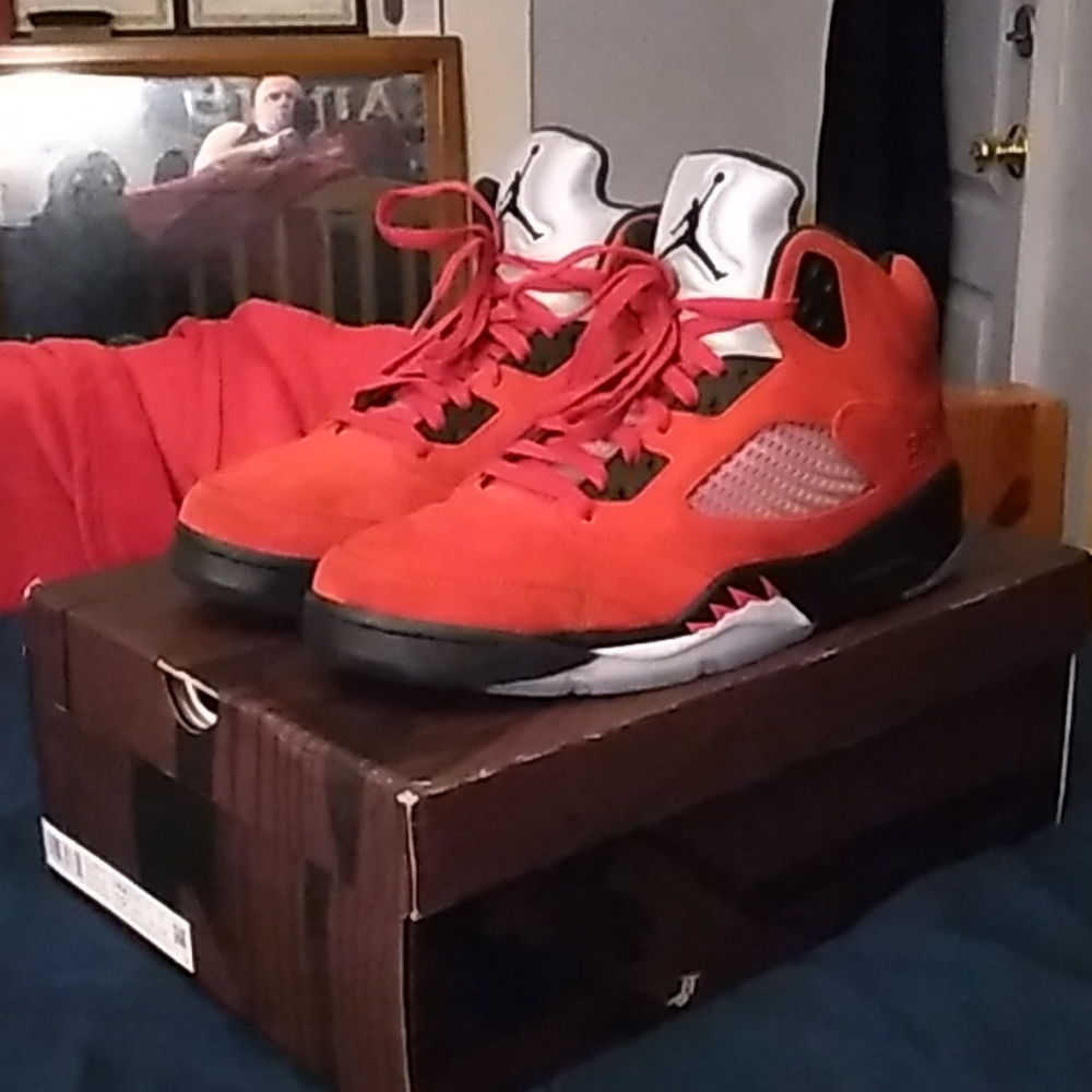 Copy-Air Jordan Retro 5 Raging Bull 2021